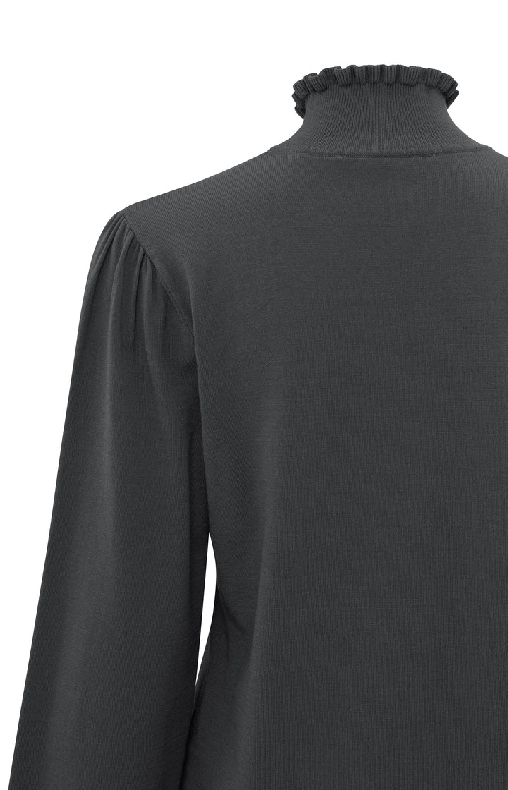 Chandail avec manches bouffantes et poignets à volants