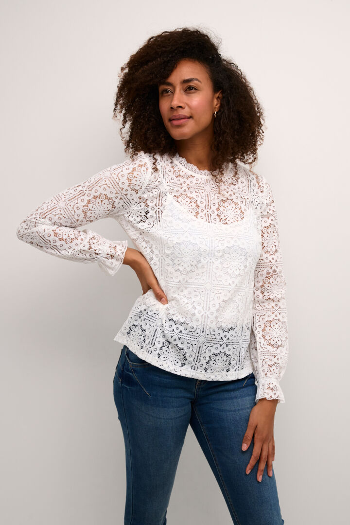 Chandail en dentelle deals