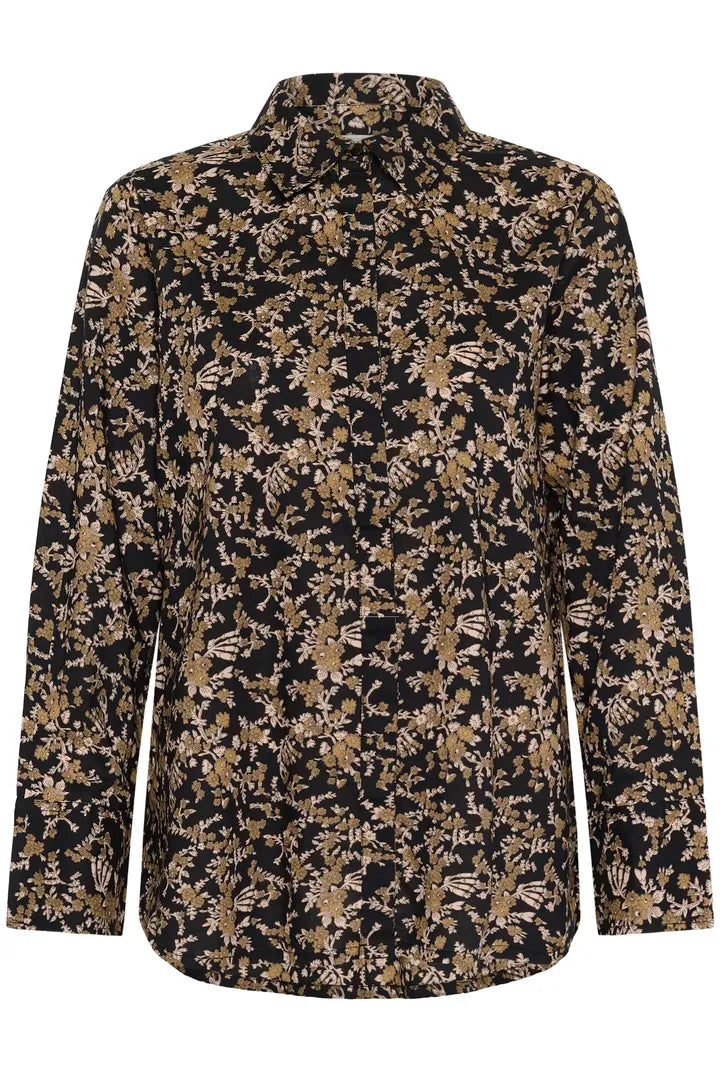 Chemise imprimée de formes organiques Sveja