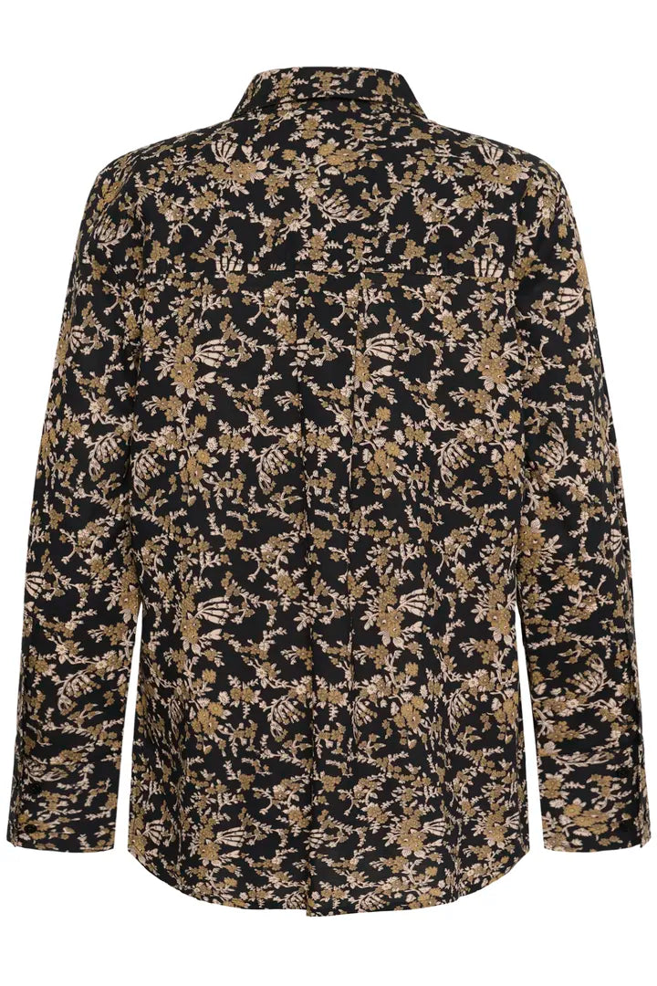 Chemise imprimée de formes organiques Sveja