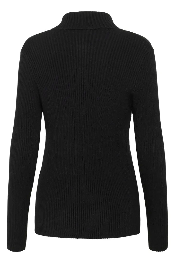 Col roulé avec détails au niveau du buste Dela