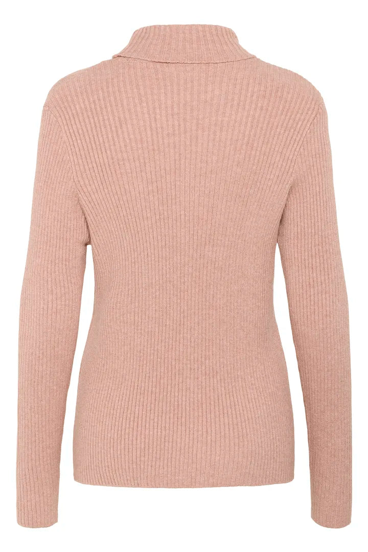 Col roulé avec détails au niveau du buste Dela