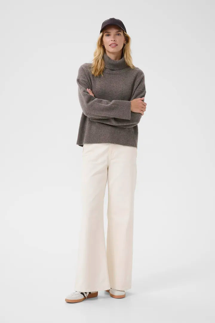 Col roulé chaud en laine responsable Corina