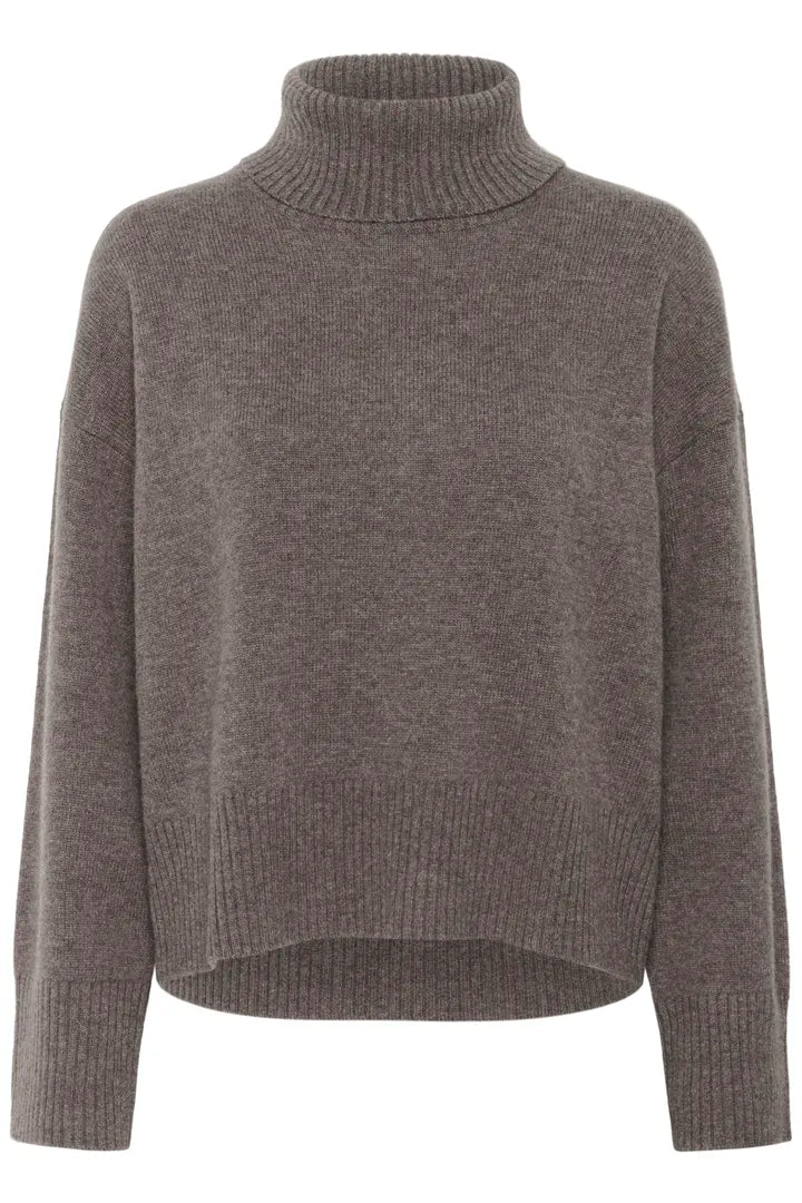 Col roulé chaud en laine responsable Corina