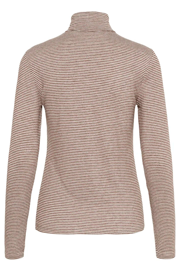 Col roulé discret et ses mille rayures Amma