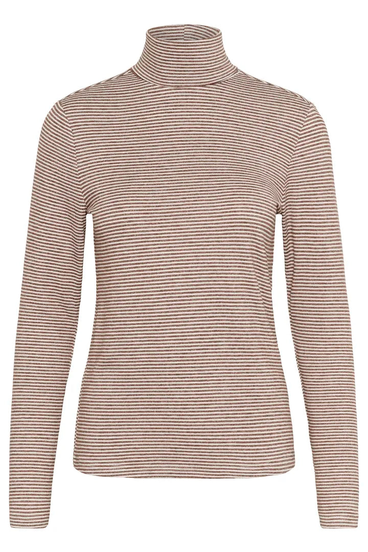 Col roulé discret et ses mille rayures Amma