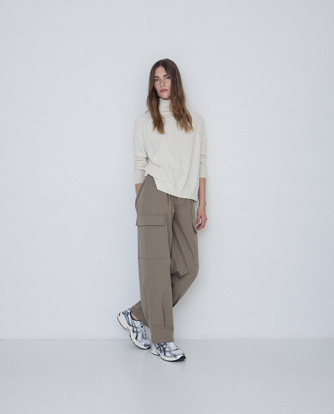 Col roulé doux en coton biologique