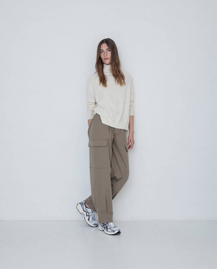 Col roulé doux en coton biologique