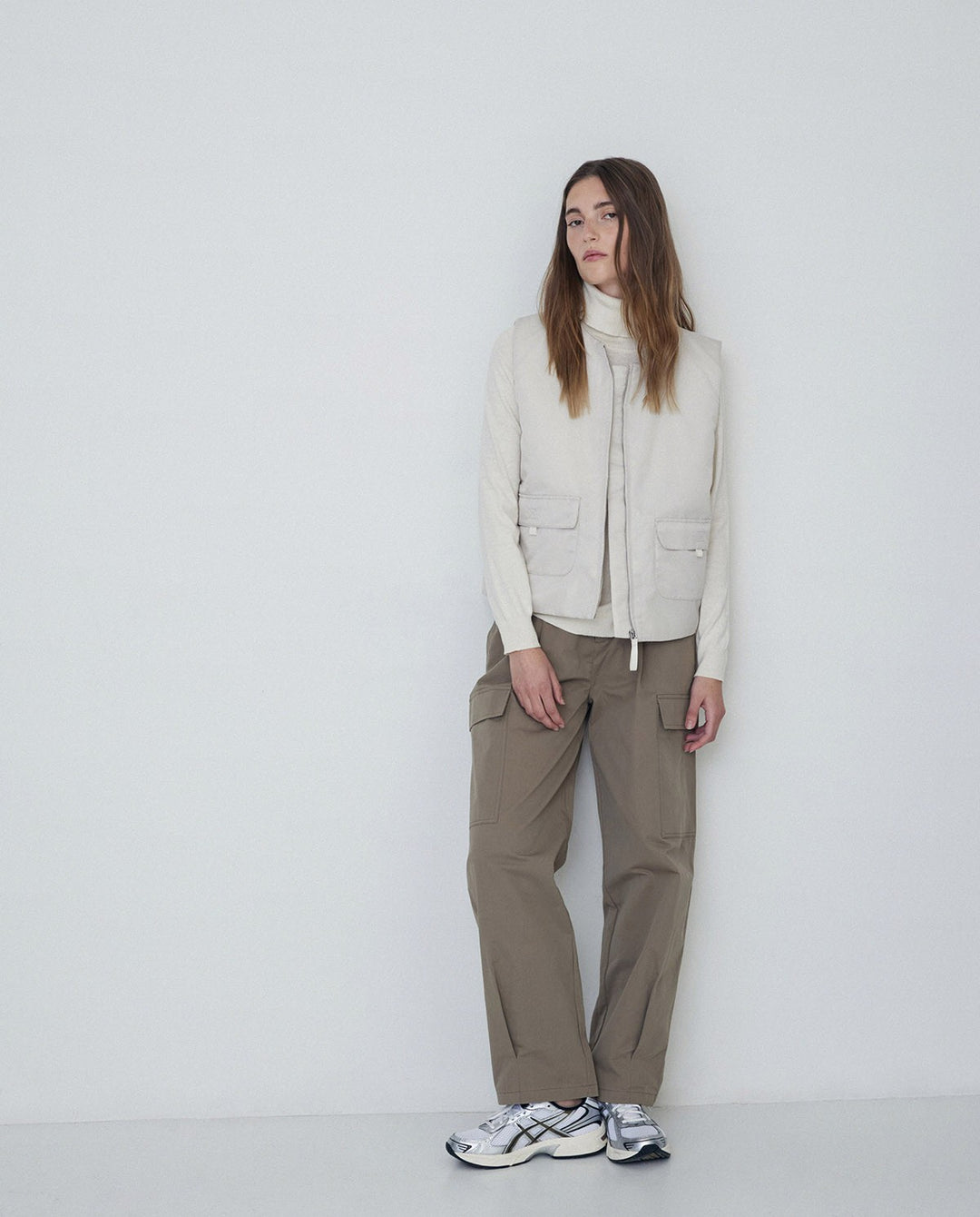 Col roulé doux en coton biologique