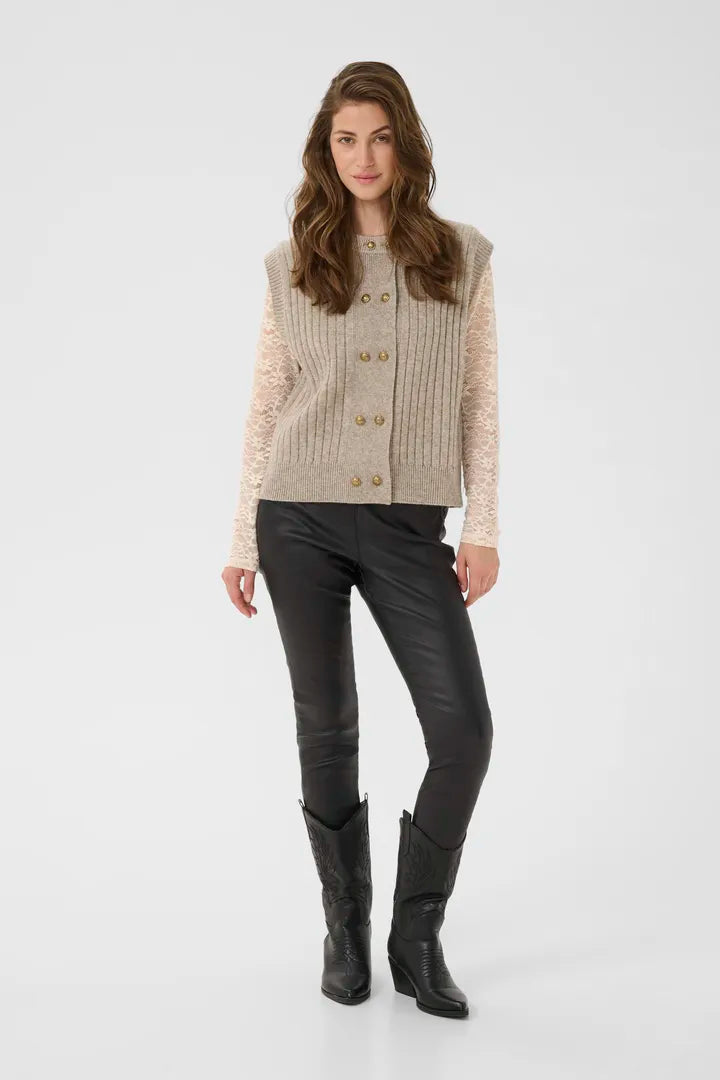 Débardeur à double boutonnage Eroka