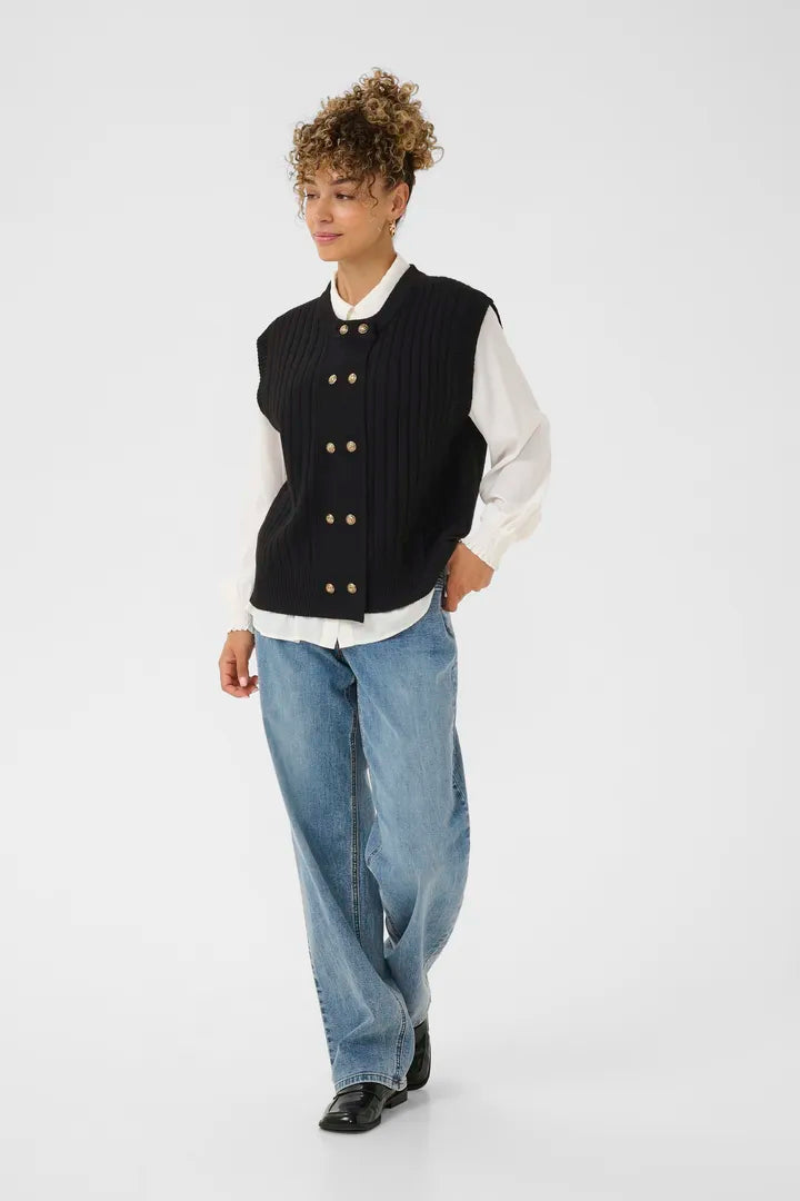 Débardeur à double boutonnage Eroka