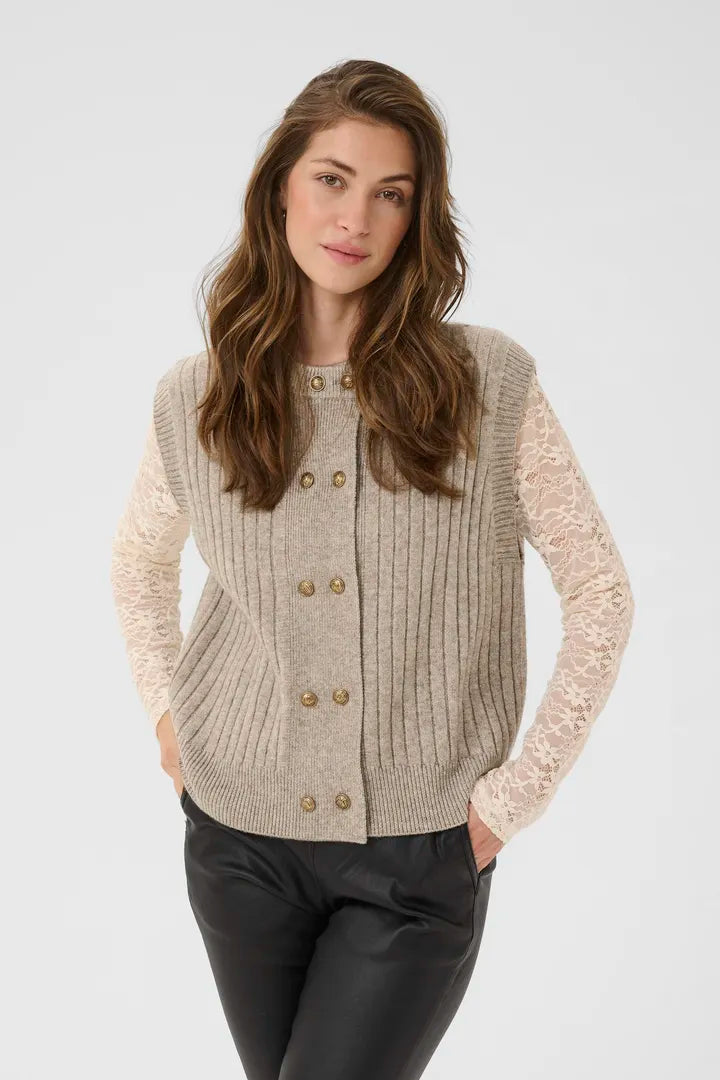 Débardeur à double boutonnage Eroka