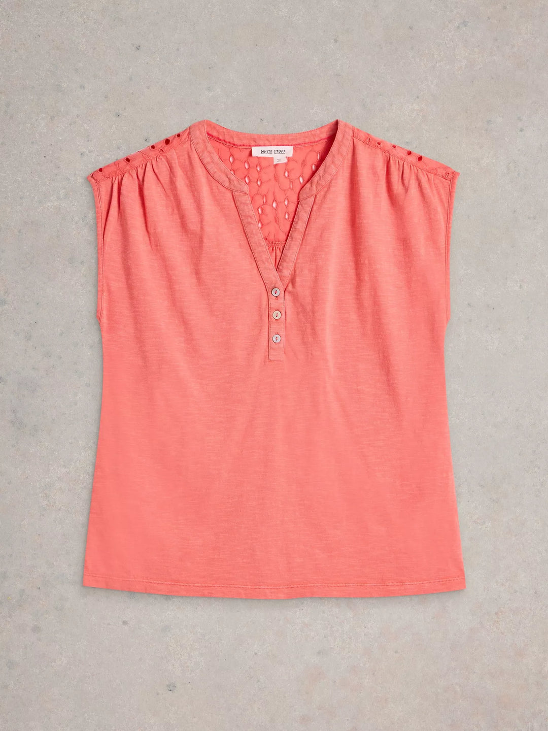 Débardeur à encolure fendue Dina