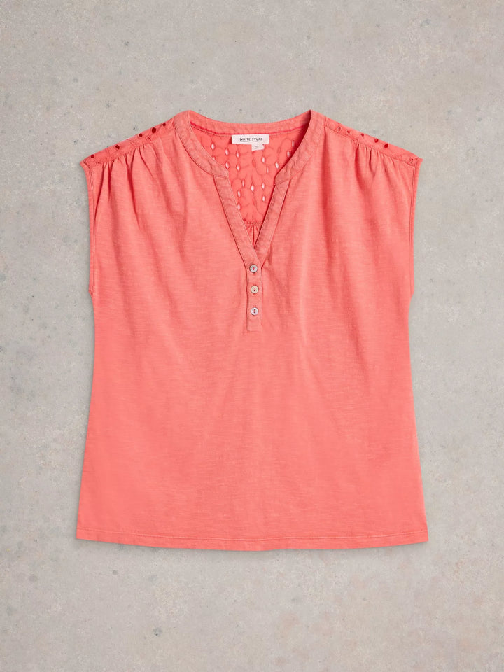 Débardeur à encolure fendue Dina