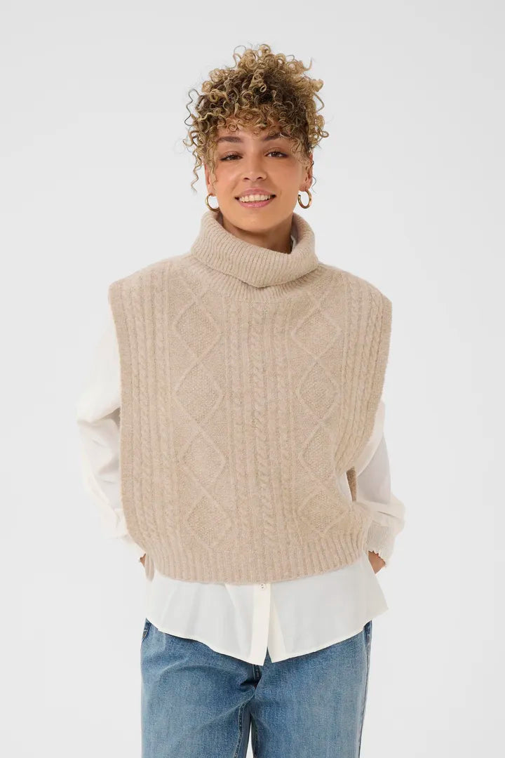 Débardeur à ouvertures latérales avec boucles Frina