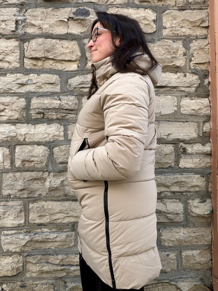 Manteau matelassé long Eisele - Coupe droite mi-longue