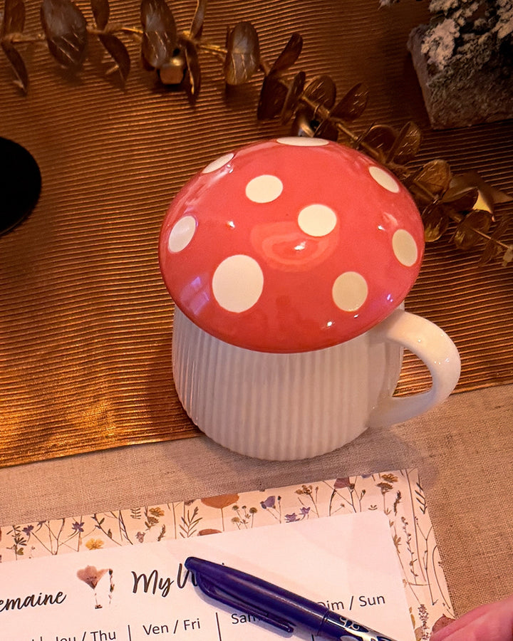 Tasse champignon rouge
