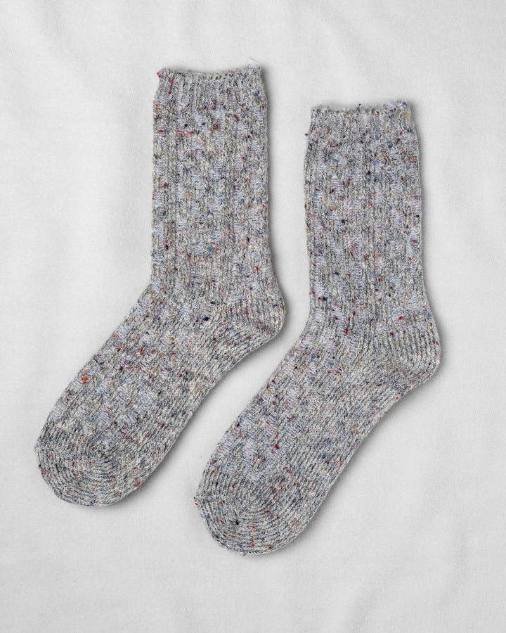 Chaussettes torsadées en laine