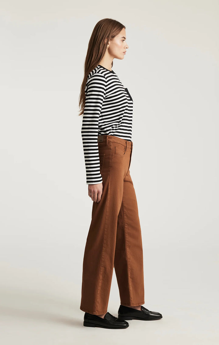 Jeans droit à jambe large