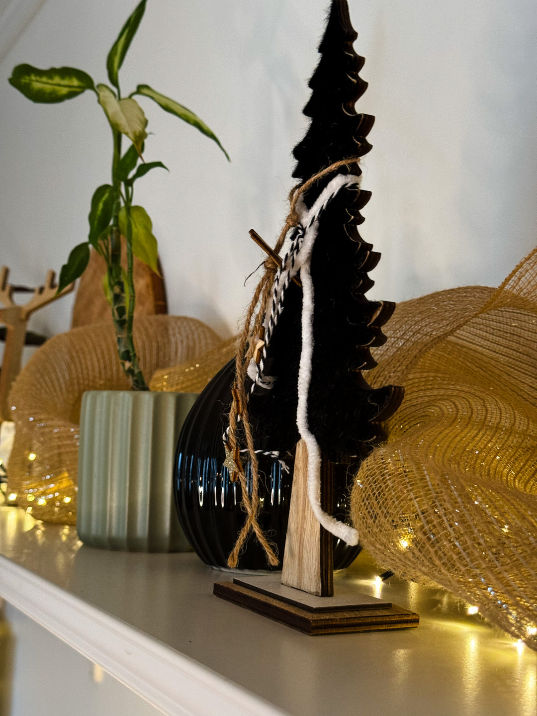 Cache-pot vert sauge