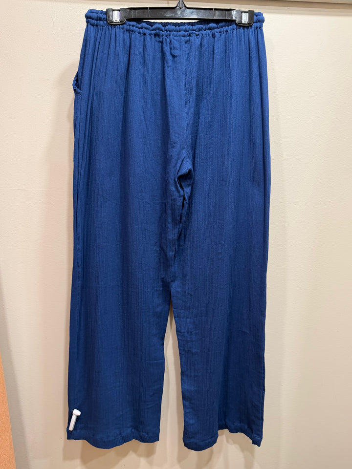 Pantalon confortable taille élastique - En pur coton