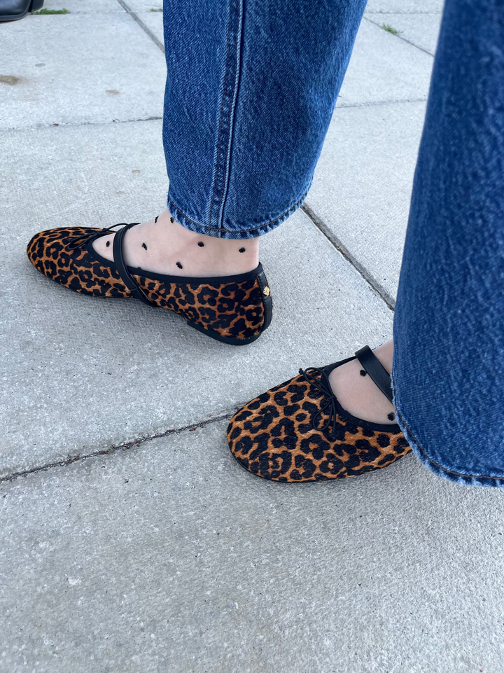 Chaussettes courtes transparentes avec motif pois