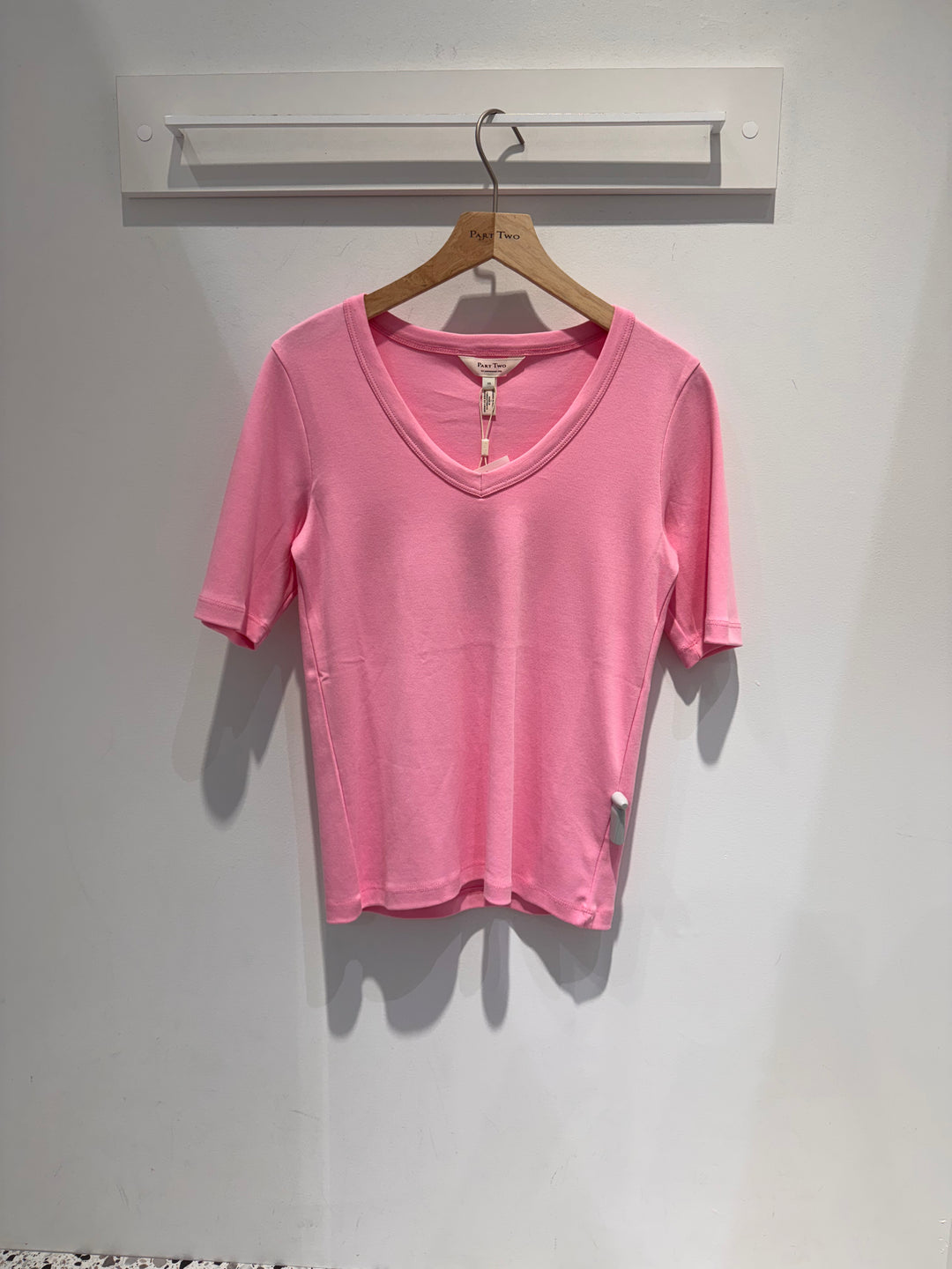 T-shirt col en v Ratansa