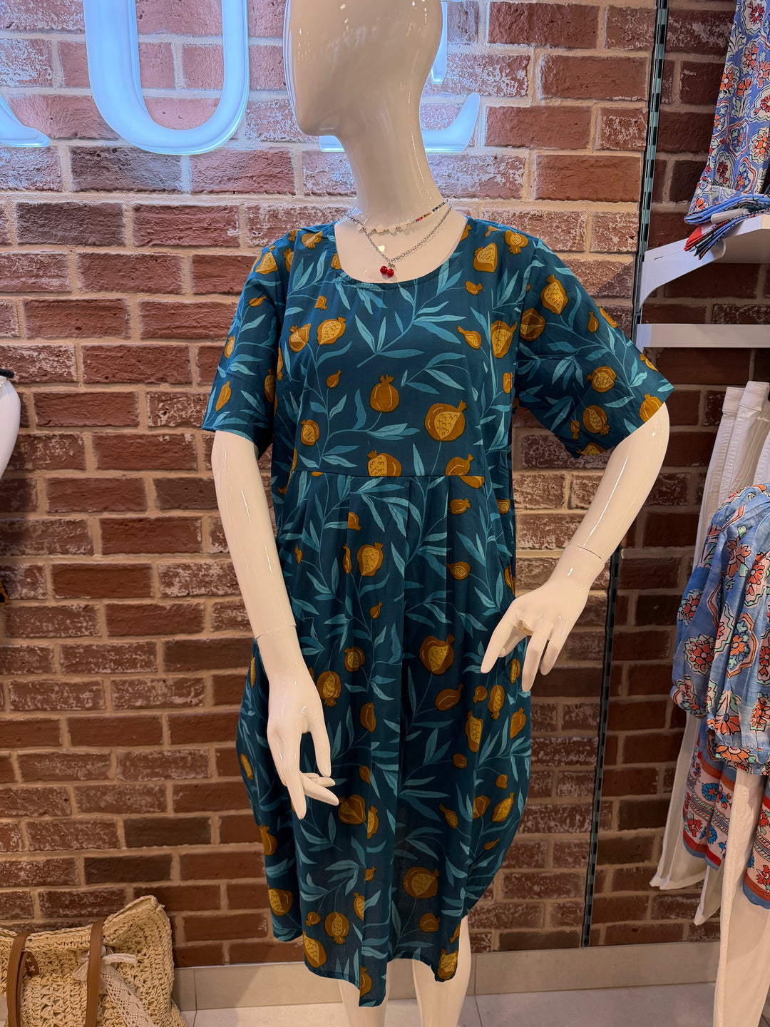 Relaxed fit dress - Organic cotton