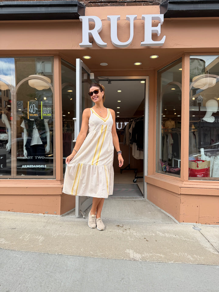 Robe sans manches - 100% coton avec poches latérales intégrées