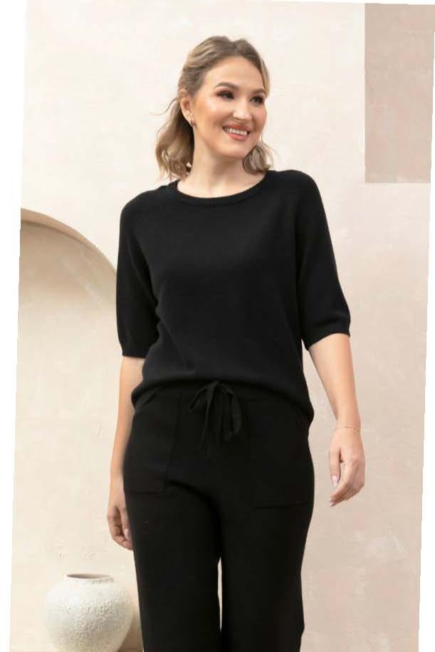 Pantalon pur confort à taille élastique