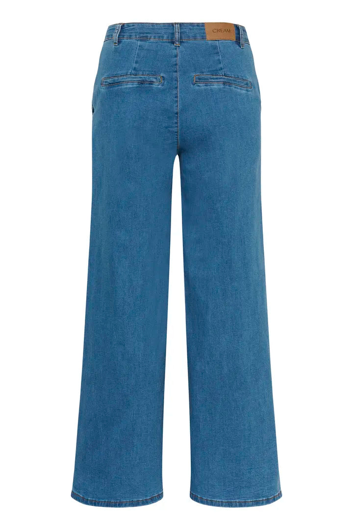 Jeans à jambes évasées Visti - Denim extensible et fluide
