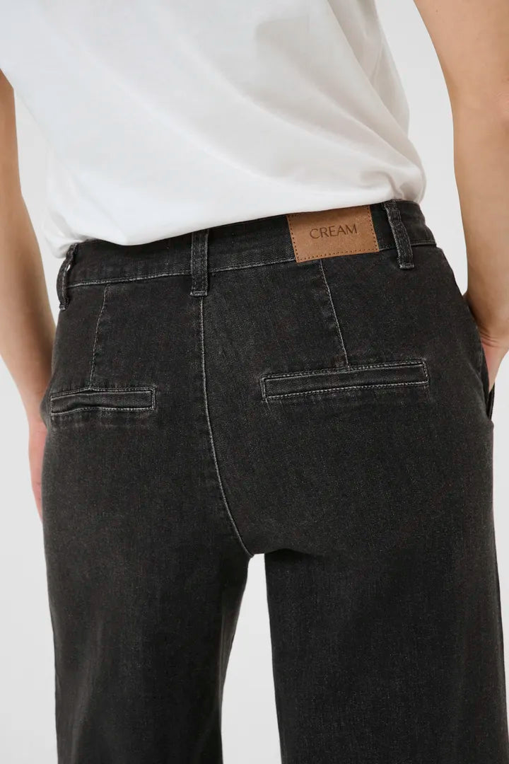 Jeans rétro à jambes évasées ultra larges Visti