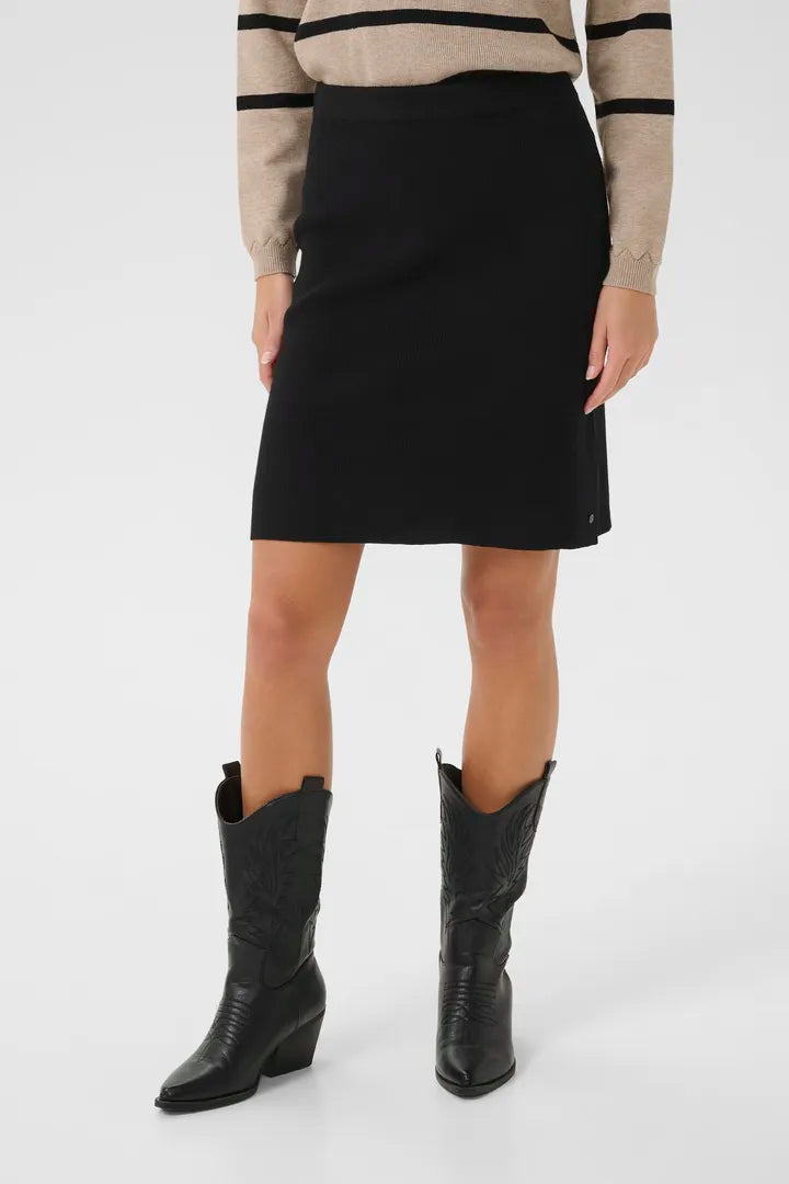 Jupe tricot en tissu extensible Dela