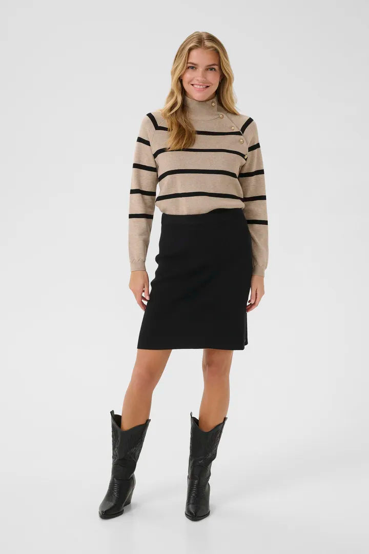 Jupe tricot en tissu extensible Dela