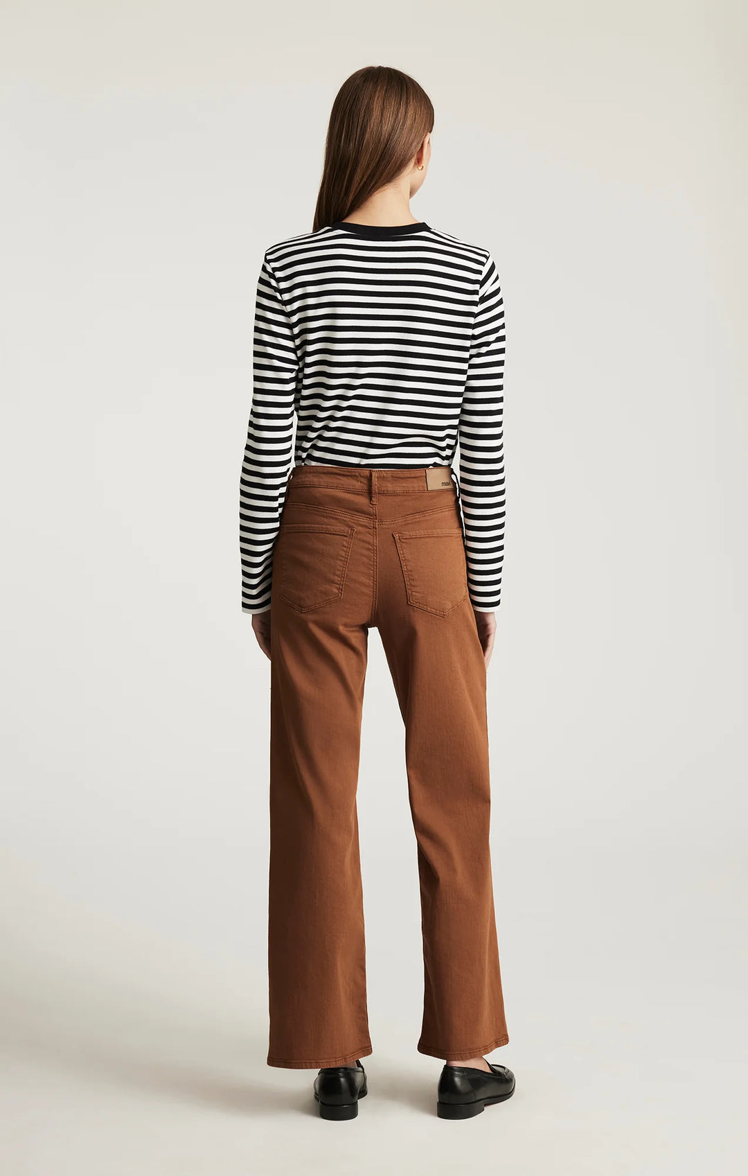 Jeans droit à jambe large