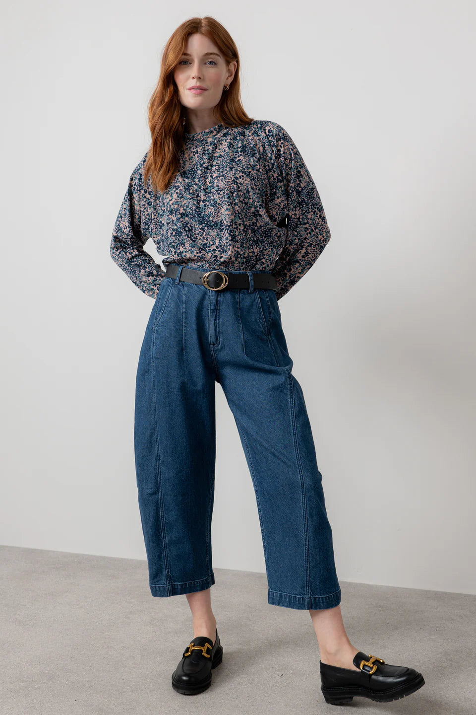 Pantalon bouffant en denim Charlie