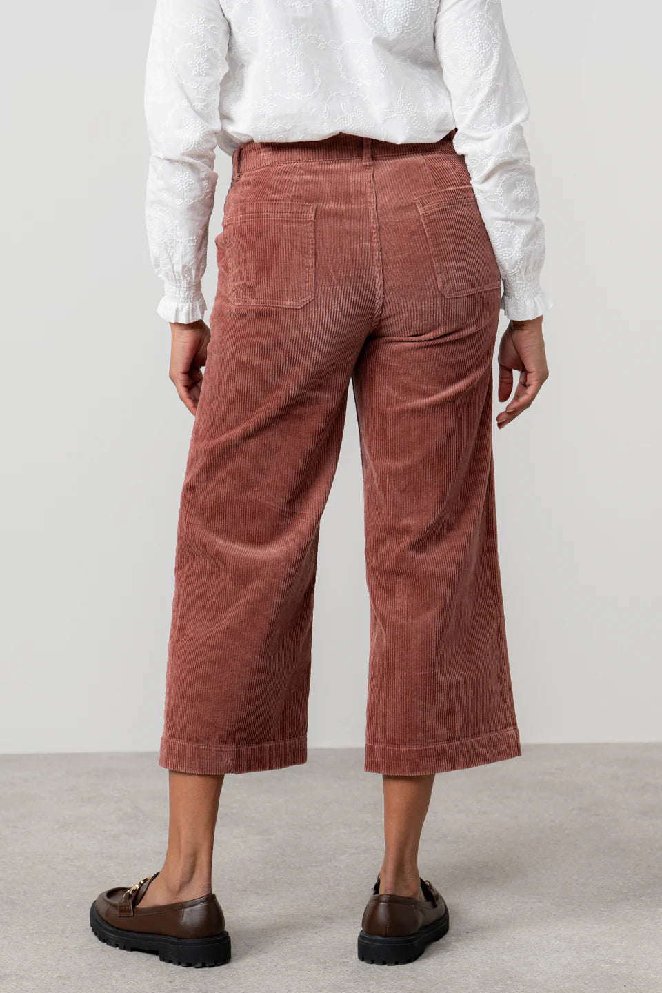 Pantalon en velours côtelé Isla