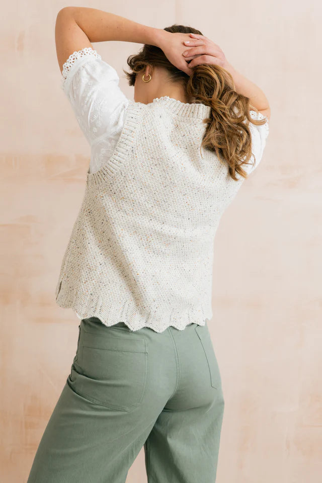 Débardeur en maille texturée Celandine - Matériels recyclés