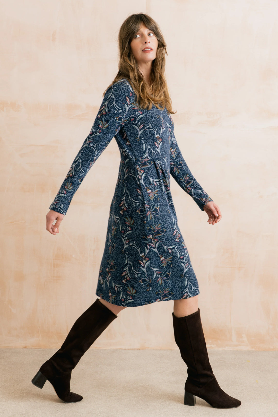 Robe à imprimé floral Frampton - En maille recyclée extensible
