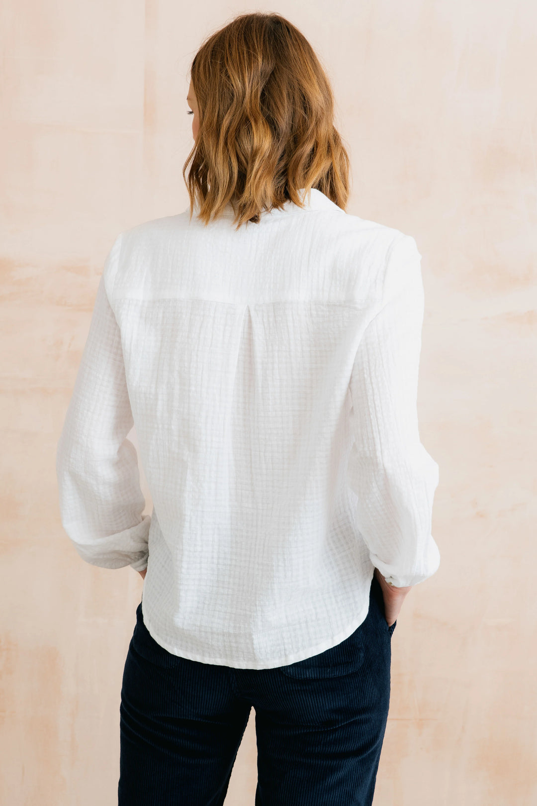 Chemise boutonnée à carreaux Ana - En pur coton biologique