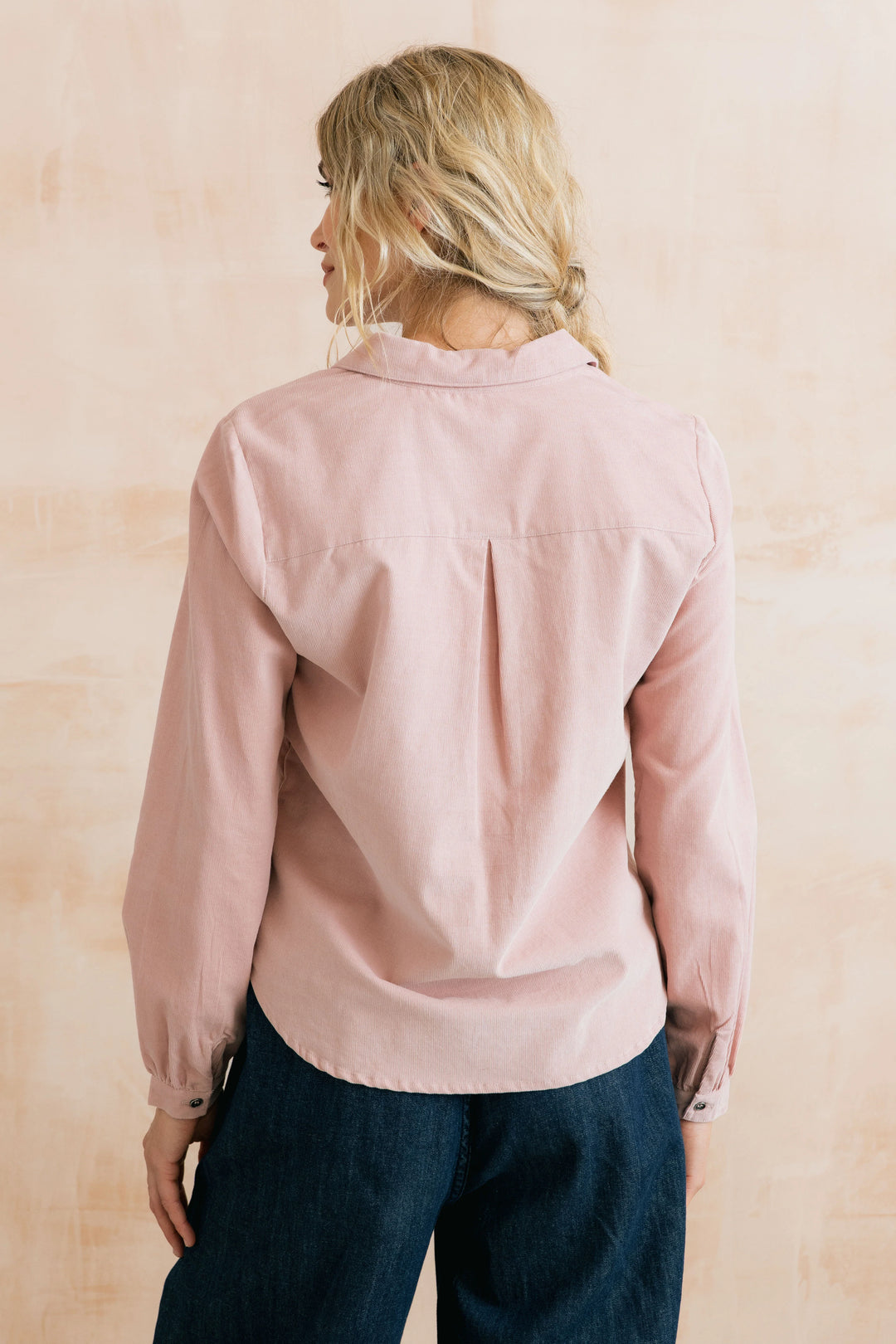 Chemise boutonnée en velours Ana - De pur coton biologique