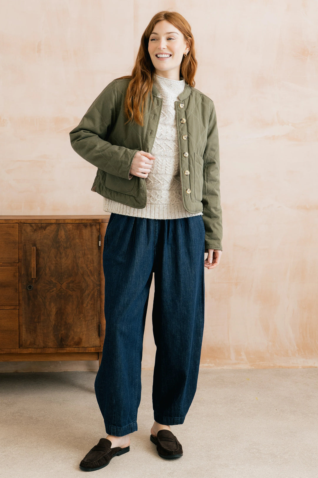 Blouson matelassé réversible Scarlett - En lyocell et coton biologique