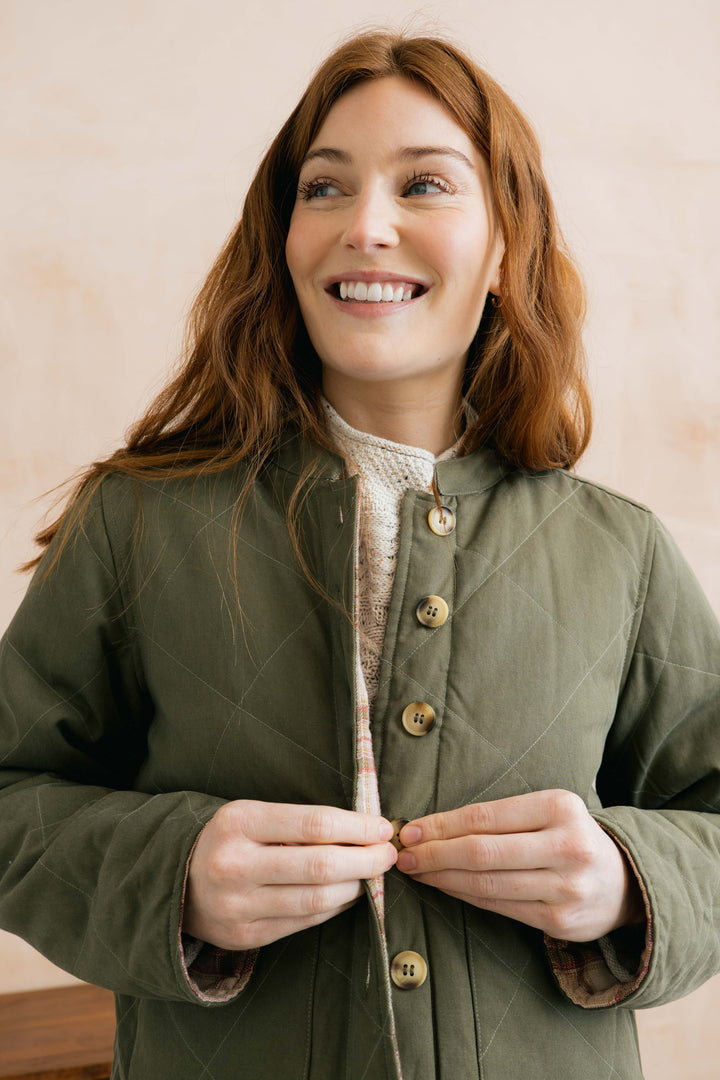 Blouson matelassé réversible Scarlett - En lyocell et coton biologique