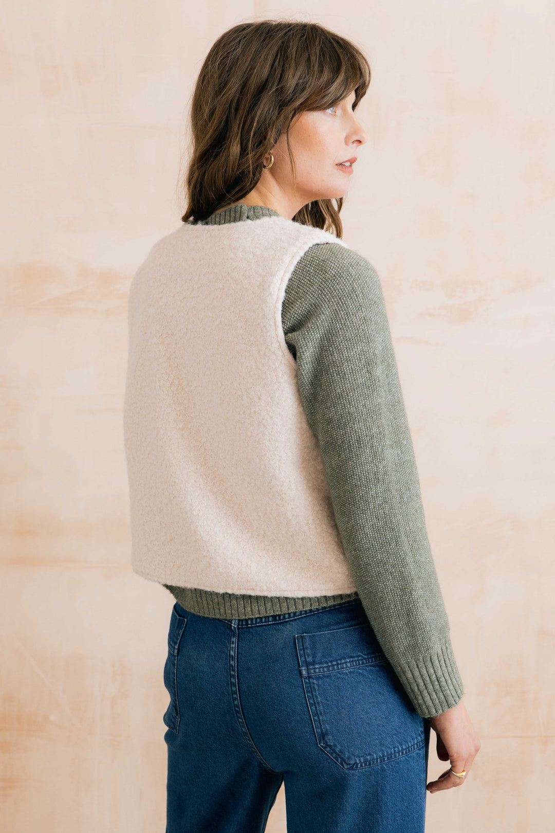 Veste sans manches réversible Pavilion - En maille bouclée et coton biologique