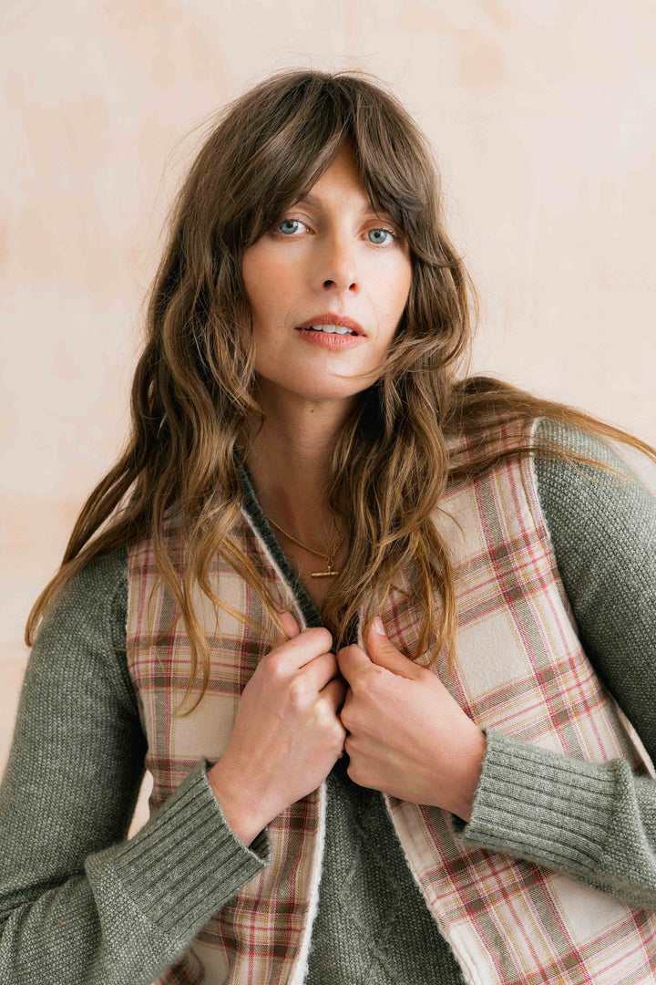 Veste sans manches réversible Pavilion - En maille bouclée et coton biologique