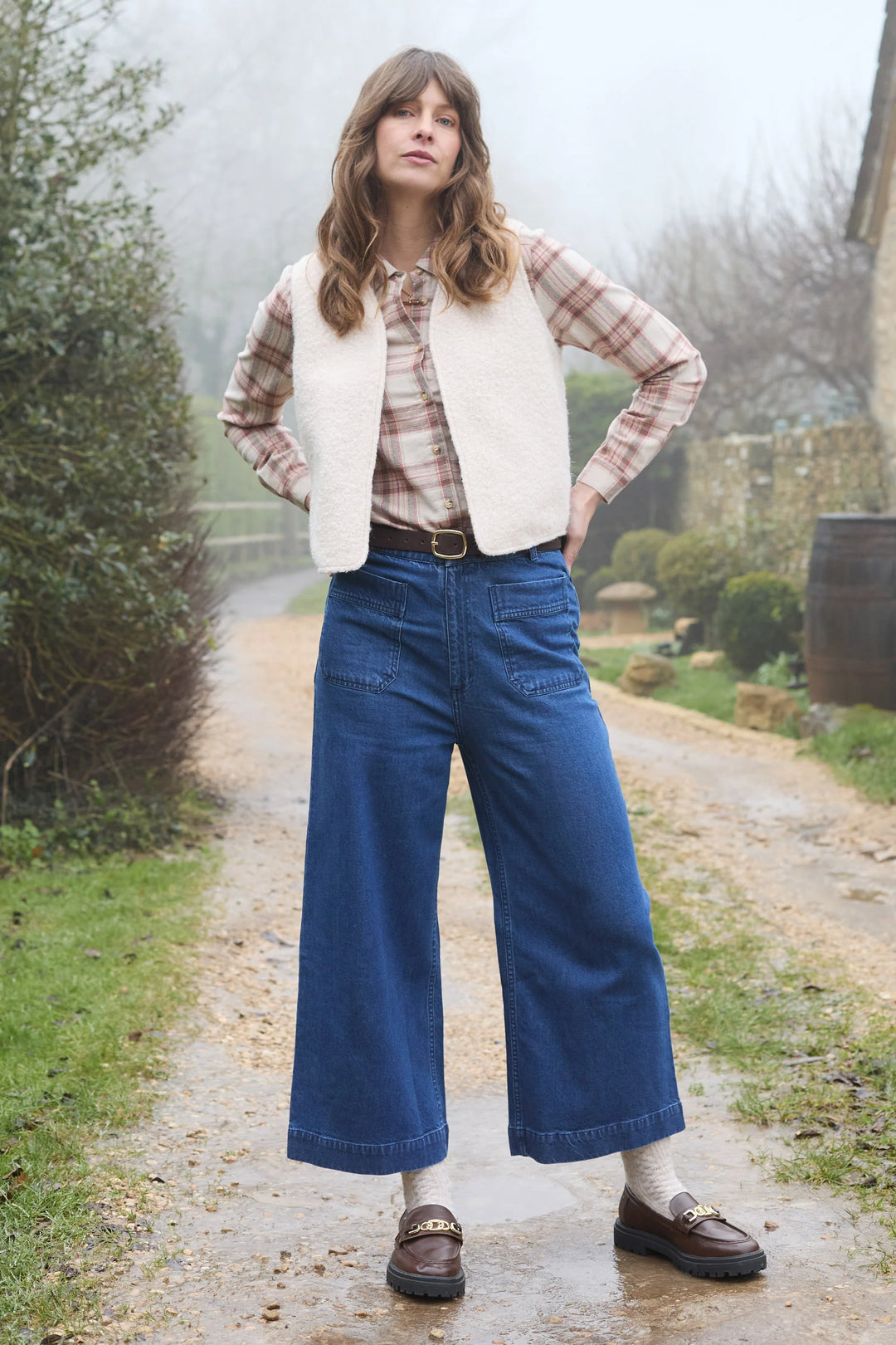 Veste sans manches réversible Pavilion - En maille bouclée et coton biologique