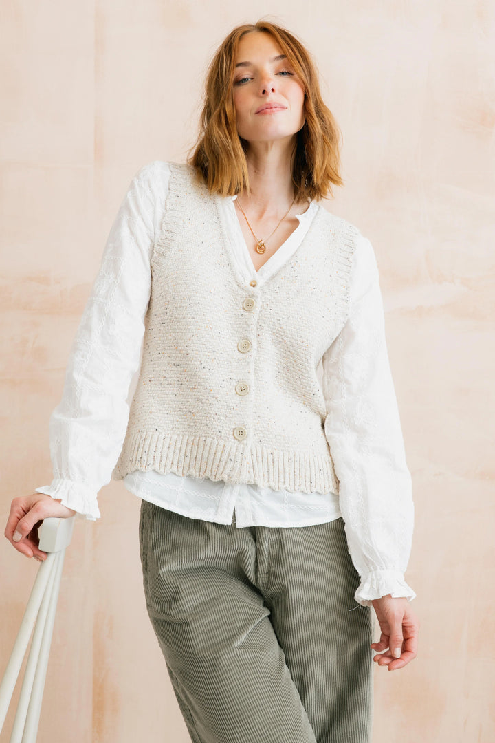 Gilet sans manches Ivy - En coton mélangé