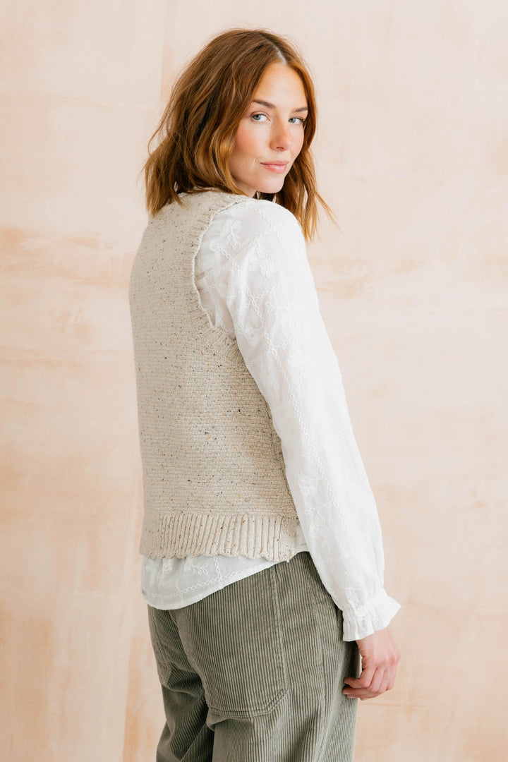 Gilet sans manches Ivy - En coton mélangé