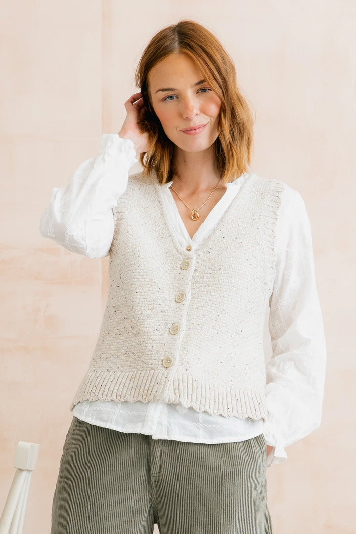 Gilet sans manches Ivy - En coton mélangé