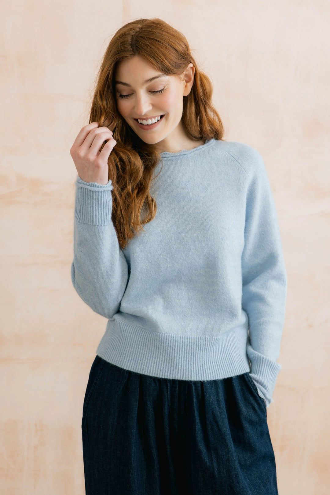 Pull en tricot doux Elodie - Avec alpaga extensible